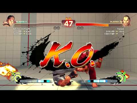 SSF4 AE hyouji (Dan) vs. ArCTiC OxYGeN (Ryu)