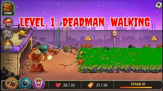 Zombo Buster Rising Level 1 Deadman Walking 8 Minutes Of Terror With Rivaille Against 1000 Zombies