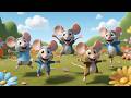 Five Little Mice Squeak Squeak Squeak Counting Songs Animal Rhymes For Kids