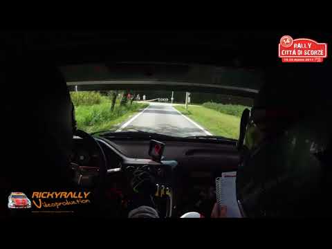 CAMERA-CAR LONGHIN - BUSATTO 14° RALLY CITTA' DI SCORZE' 2017 P S 10 ZERO BRANCO