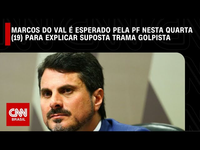 Marcos do Val é esperado pela PF nesta quarta (19) para explicar suposta trama golpista | NOVO DIA