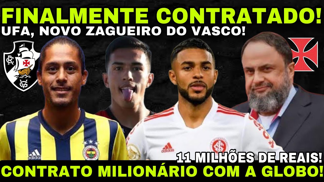 FINALMENTE CONTRATADO! UFA, NOVO ZAGUEIRO DO VASCO I CONTRATO MILIONÁRIO COM A GLOBO I VENDA DA SAF