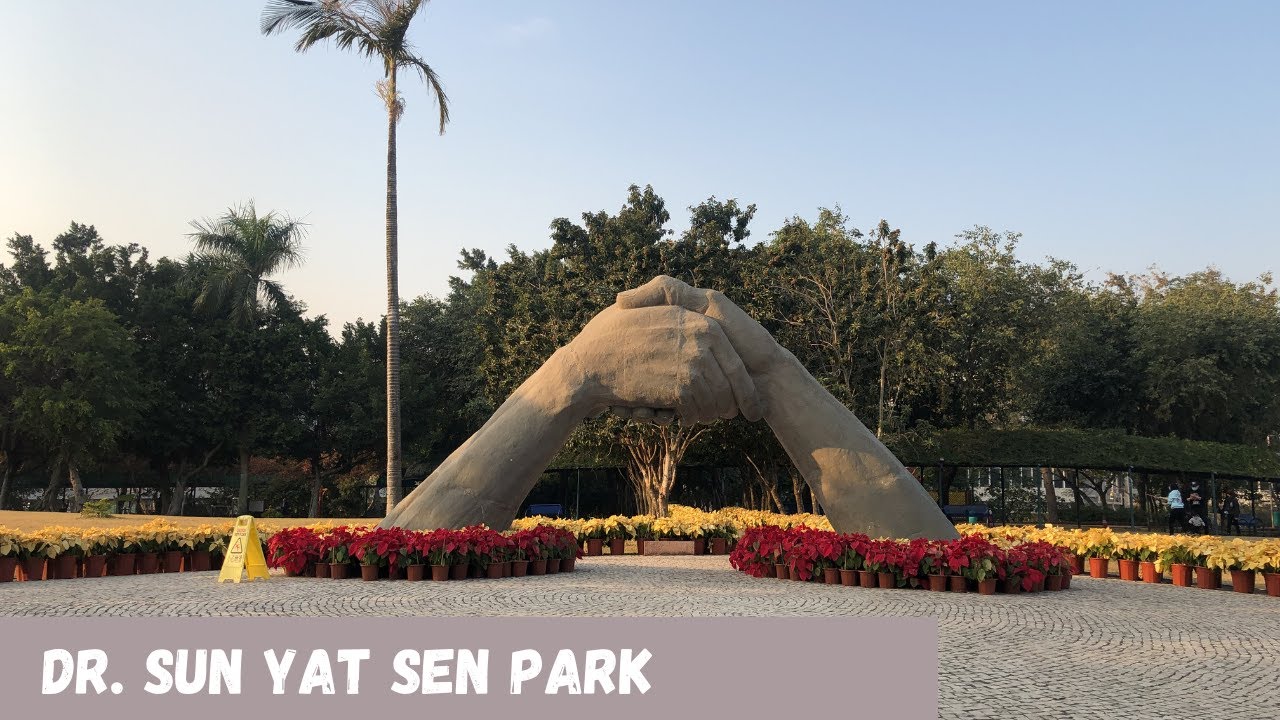 Exploring Sun Yat Sen Park gardens and ponds in Macau