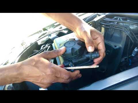 BMW COOLANT LEAK FIXED EASILY.