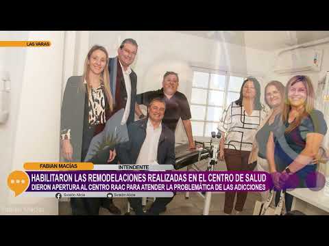 Inauguraron el Centro de Salud de Las Varas totalmete remodelado.