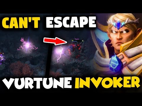 VURTUNE Invoker - QUAS WEX Buid Ganking Nonstop - Dota 2 Invoker