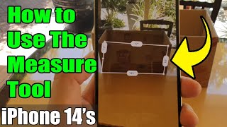 iPhone 14/14 Pro Max: How to Use The Measure Tool on Your Phone | iOS 16
