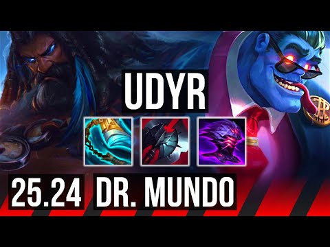 UDYR vs DR. MUNDO (TOP) | KR Grandmaster | 25.24