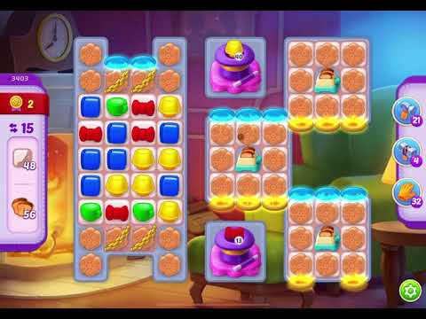 HomeScapes Level 3403 no boosters (15 moves)