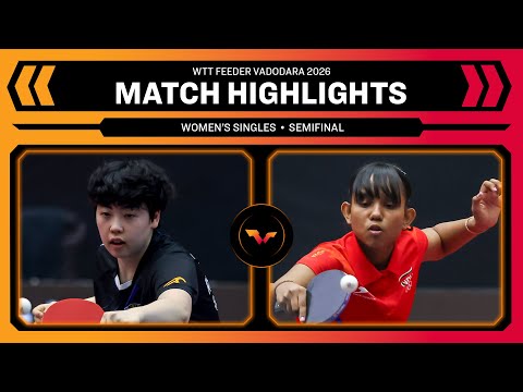 Ryu Hanna vs Syndrela Das | WS SF | WTT Feeder Vadodara 2026