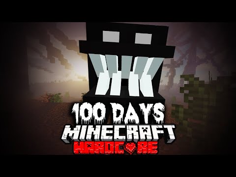Spending 100 Days in a HORROR WORLD in Minecraft Hardcore...