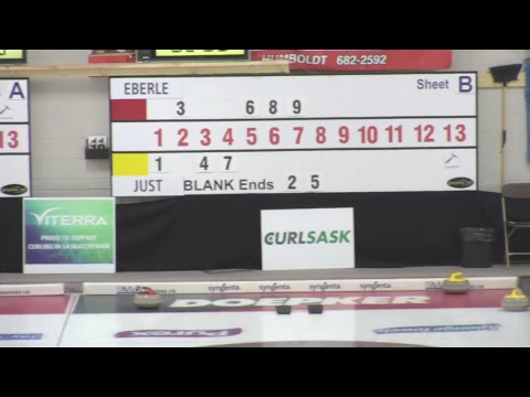 CURLSASK 2019 Scotties - Draw 7 Jan 24/19 7:30 pm - Eberle vs Just