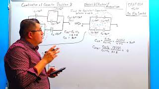 Download the video "Combination of Capacitance (series and parallel) Problem 2 ASL explained"