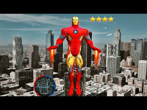 Super Iron Rope Hero - Fighting Gangstar Crime Gameplay Walkthrough2021