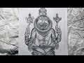 Narayan Art Nara Shingha Ovatar God Art In Pencil Sheds Vishnu God Painting Skatch Nara Shingha