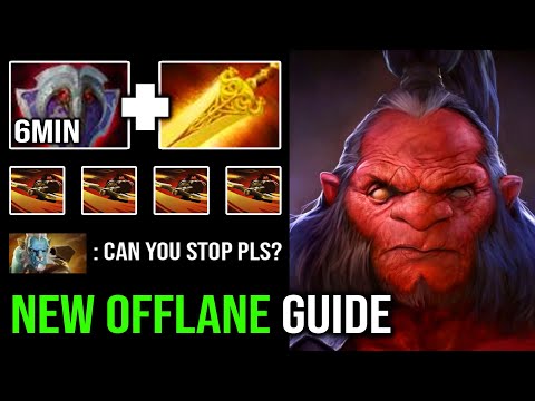 How to 100% Totally Delete PL From Offlane with 6Min Vanguard & Nonstop Helix Spin Axe Immortal DotA