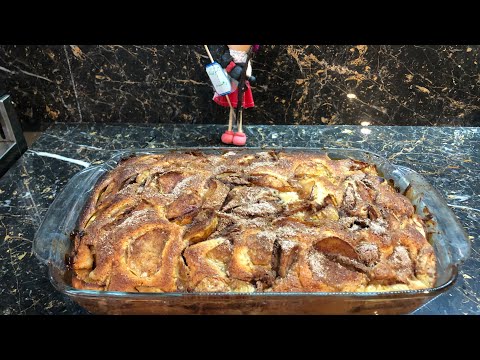 طرزتهیه کیک سیب با دارچین تغذیه سالم برا کودکان ونوجوانانApple cake with cinnamon#کیک_عصرانه #آشپزی