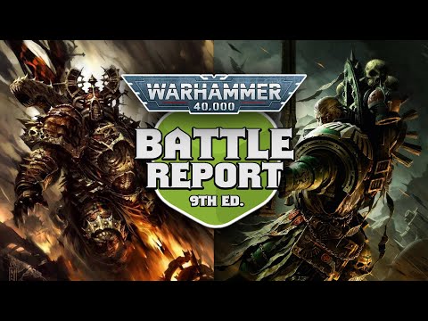 Word Bearers vs Dark Angels Warhammer 40k Battle Report Ep 103