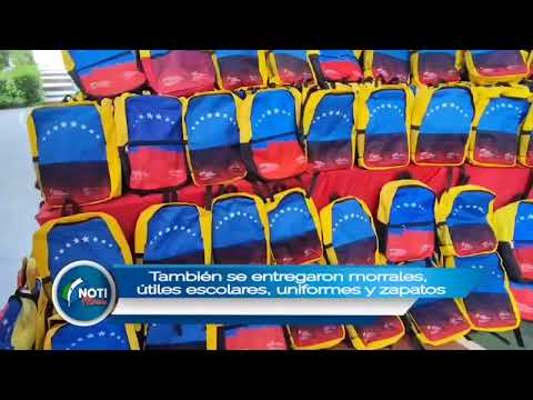 Entrega de Materiales para la Rehabilitación de Planteles en Antonio Pinto Salinas