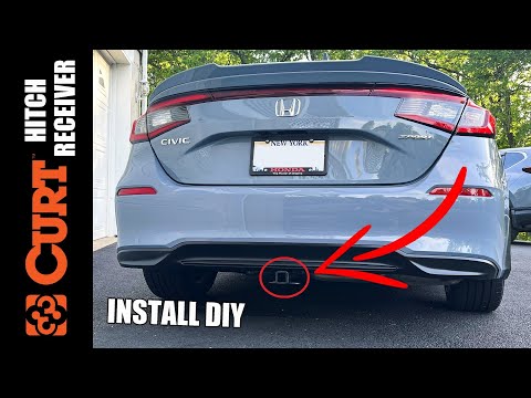 Trailer Hitch Install DIY 2022-2026 Honda Civic - CURT CLASS 1