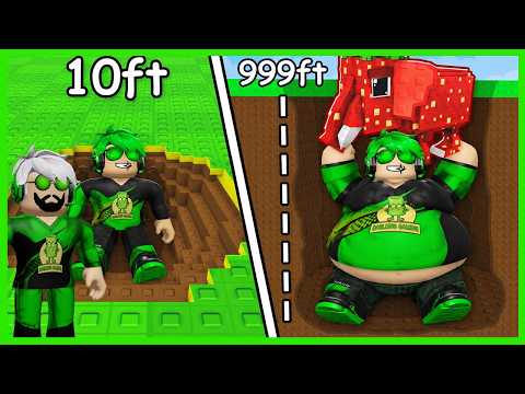 Darlung & Wak Darlung Berubah Menjadi Super Gendut Demi Bisa Brainrot Dalam Tanah Di Roblox