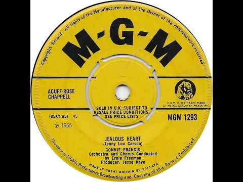 UK New Entry 1966 (14) Connie Francis - Jealous Heart