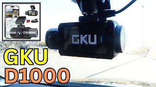 GKU D1000 Dash Cam Unboxing and Testing