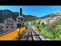 Full Cab Ride Lucerne Engelberg Express Switzerland 4K