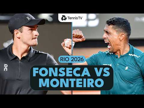 Joao Fonseca Opens Campaign at Home vs Monteiro 🇧🇷 | Rio 2026 Highlights