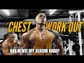 SOLID CHEST WORK OUT|Bad News😩 |OFF season naba??