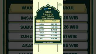 Jadwal Salat dan Imsakiyah Solo dan Sekitarnya pada Selasa 7 Maret 2023