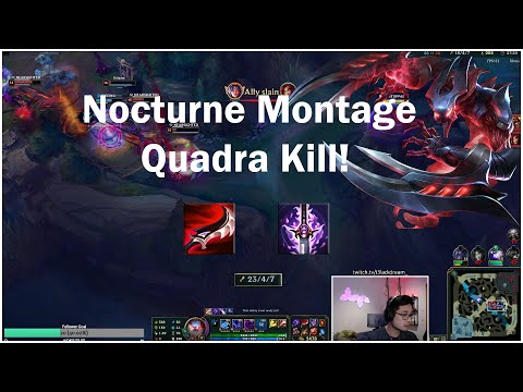 Nocturne Ranked Montage - Quadra Kill! Easy Clap | BlackDream LoL