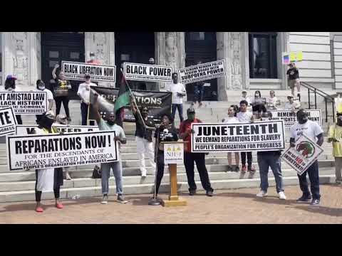 New Jersey Institute for Social Justice Juneteenth Rally Speech About Reparations