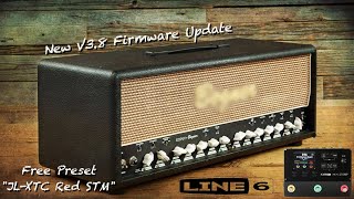 『HX Stomp』New Firmware V3.8 Free Preset "JL-XTC Red STM" by Jimmy Lin (No Talking)