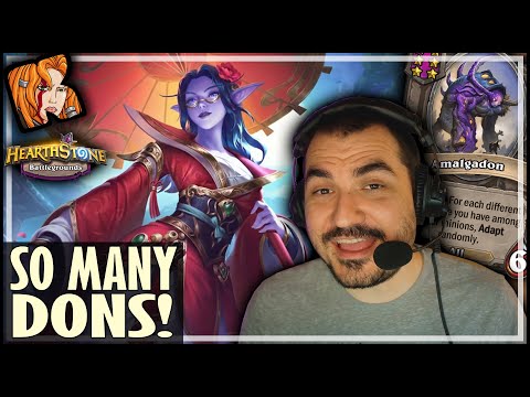 ELISE SURE LOVES THOSE DONS! - Hearthstone Battlegrounds