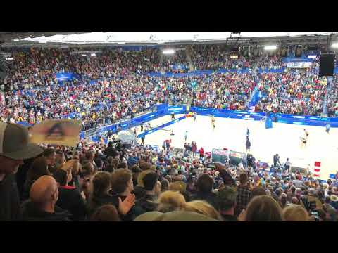 Beachvolleyball quarterfinal CRAAAAZYYY 😱Matchpoint  GERMANY vs SWEDEN