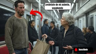 Mujer humilló a Keanu Reeves en el tren… y terminó sorprendida