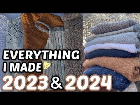EVERYTHING I MADE IN 2023 & 2024 ~ A catch up of the last 2 years | Holly-Beth Makes 🌸