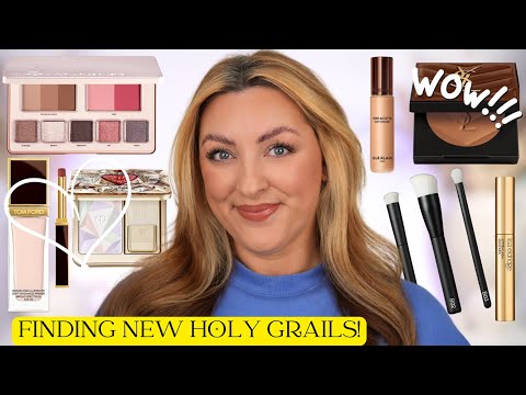 TESTING A FULL FACE OF HOT NEW MAKEUP! Tom Ford, Natasha Denona, Guerlain & MORE!