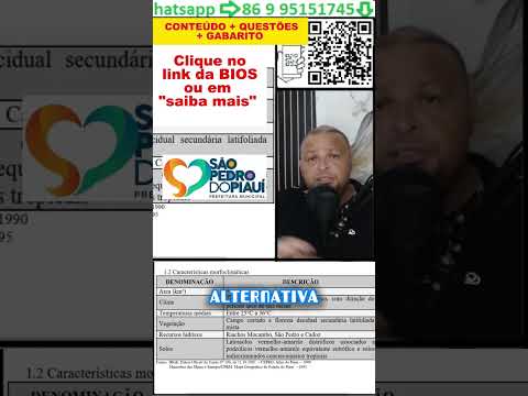 Clima de São Pedro do Piauí  entenda o tropical úmido e seco para a prova!