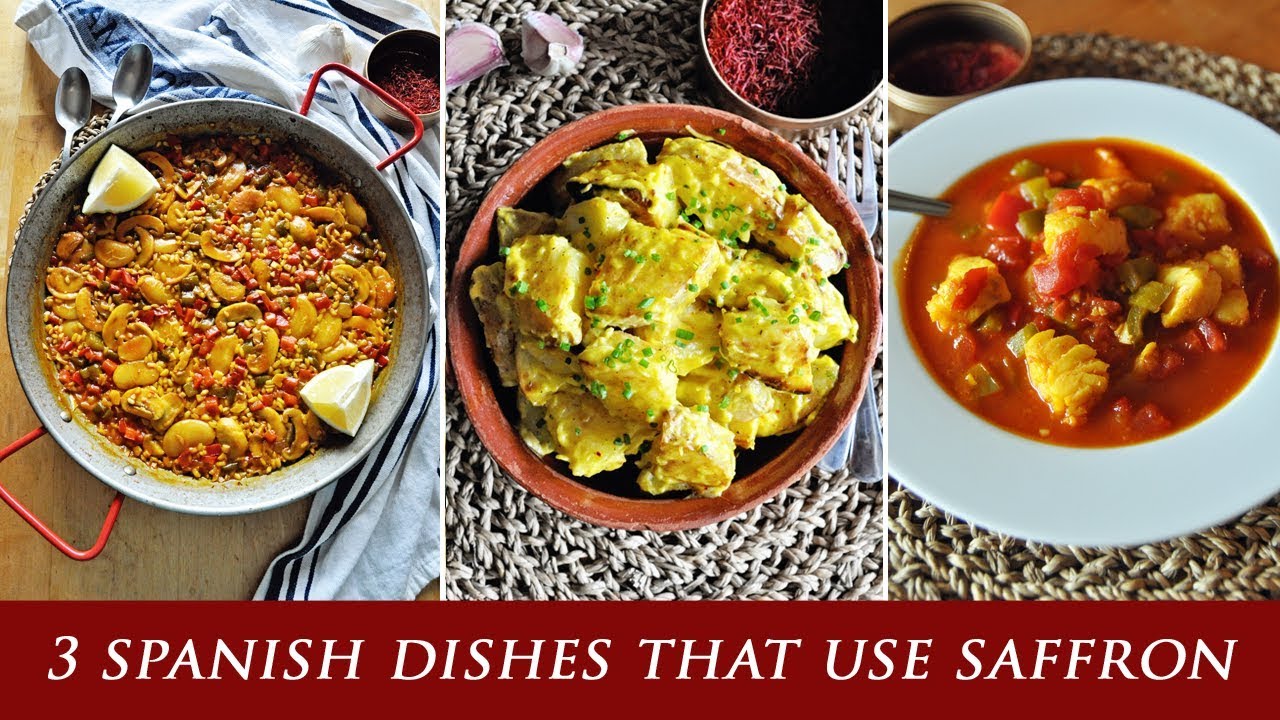 3 SIMPLE + TASTY Spanish Dishes that use SAFFRON