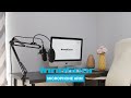 How to install InnoGear Microphone Arm Stand - Different sets for different of Microphones