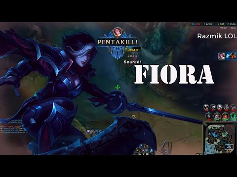 Fiora Montage #3 - Best Fiora Plays Compilation - Fiora Mechanics[Razmik LOL]