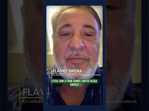Flávio Sirena, ex-vereador e ex-vice prefeito de Planaltina do Paraná.