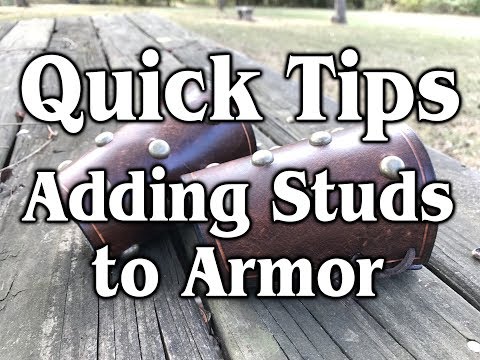 Quick Tips on Adding Studs to Leather Armor