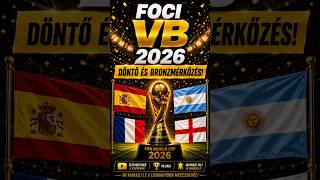 Foci VB 2026 | HÉTVÉGÉN minden kiderül! ⚽🏆