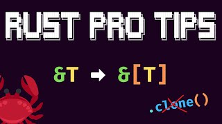 Download the video "Create a slice from a reference without copying in Rust - Rust Pro Tips"