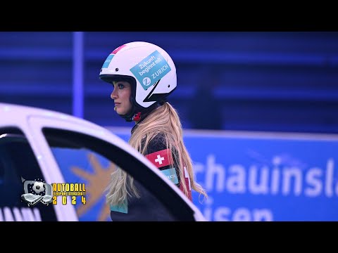 Kann Profifußballerin Alisha Lehmann auch Autoball? | 1. Spieltag: Schweiz - Italien | Autoball EM