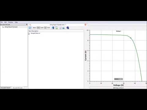 Seaward- Getting Started With Seaward SolarCert - I-V Curve Reports