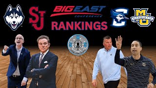 Big East College Basketball Rankings 25-26